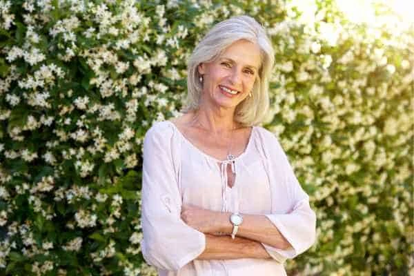Older woman happy with urinary incontinence treatment Hereford